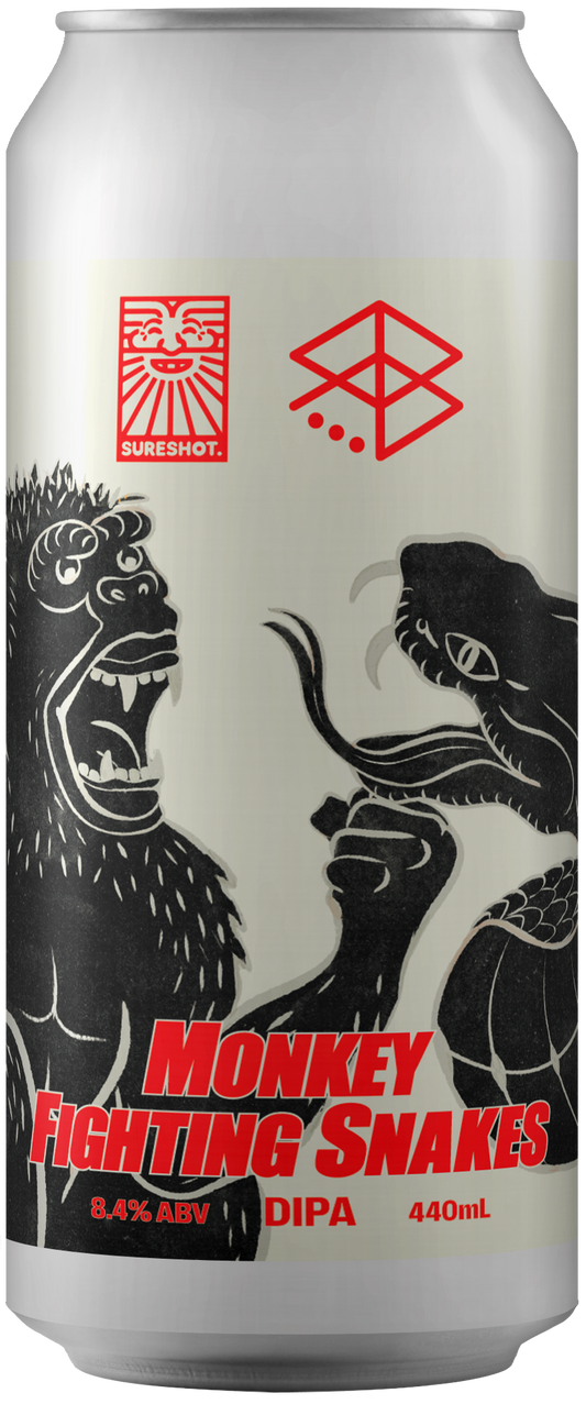 Monkey Fighting Snakes - DIPA