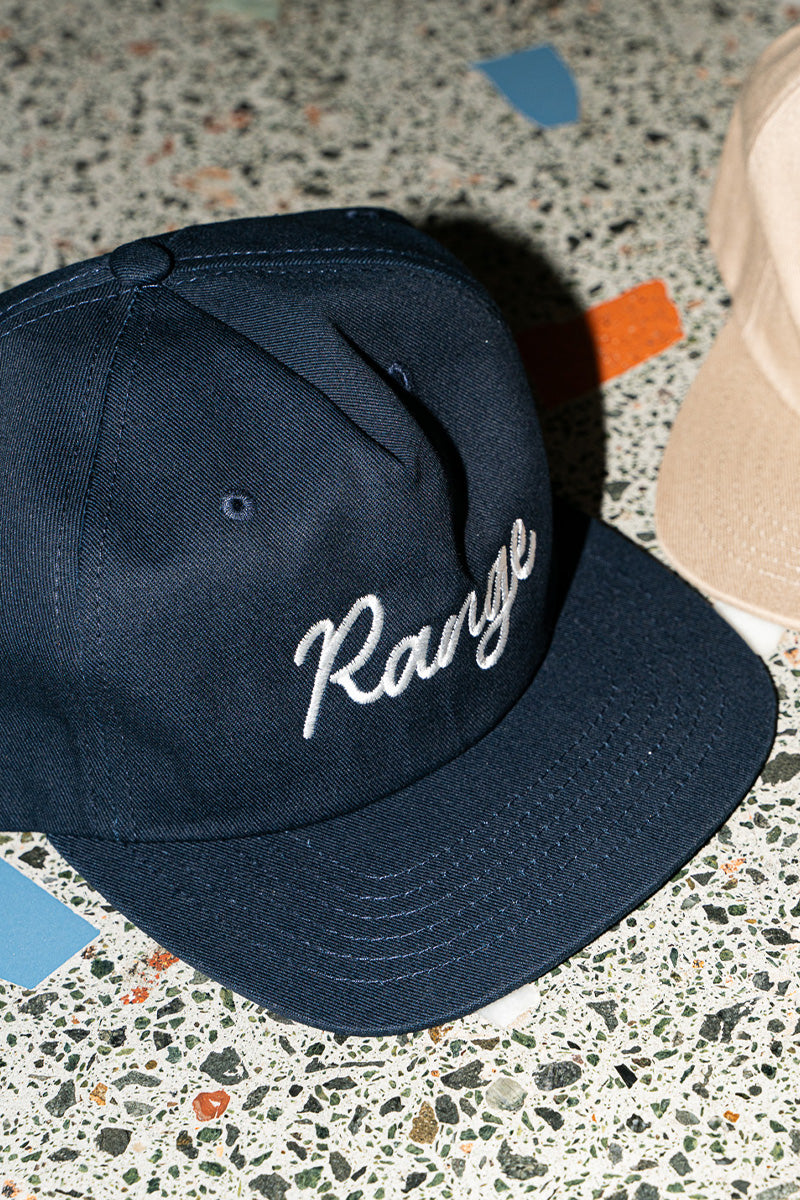 Range Golf Hat 5 Panel - Navy