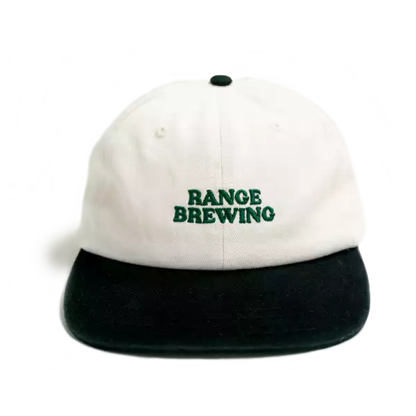 Range Brewing Range Black & White 6 Panel Cap - Range Brewing